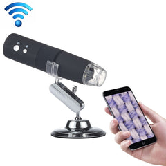 50X~1000X Magnifier HD Image Sensor 1920x1080P USB WiFi Digital Microscope with 8 LED & Professional Stand