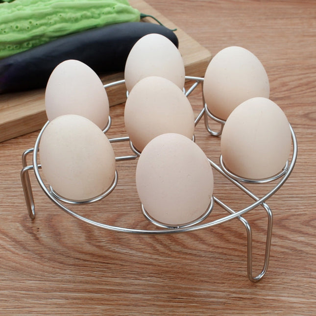 Steamer Rack Basket Egg Vegetable Steaming Trivet for Instant Pot Pressure Cooker, Diameter: 17.5cm, Height: 4.5cm