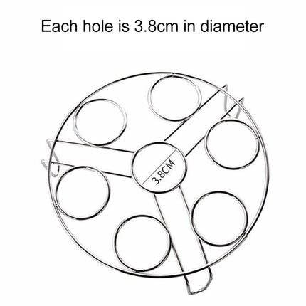 Steamer Rack Basket Egg Vegetable Steaming Trivet for Instant Pot Pressure Cooker, Diameter: 17.5cm, Height: 5.5cm
