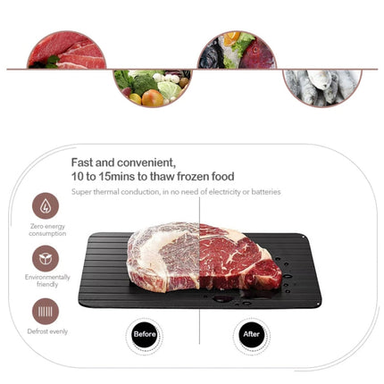 Kitchen Tool Rapid Defrosting Tray Thawing Plate Frozen Food Defrost Without Electricity, Size: 11.6 x 8 inch
