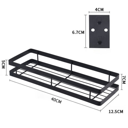 40cm Kitchen Punch-free Wall Mount Seasoning Storage Rack