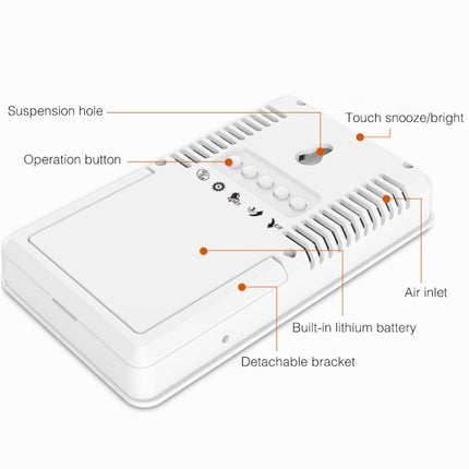 MC501 Adjustable Indoor Thermometer Hygrometer, Charging Version, MC501 Charging Version