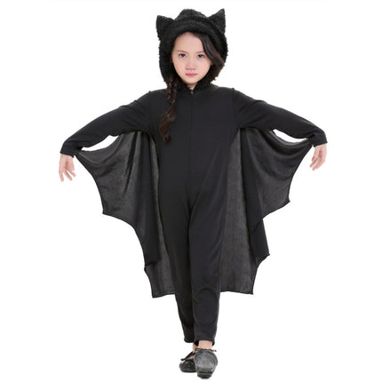 Halloween Costume Children Jumpsuit Bat Style Cosplay Costumes Stage Suit Size:S, Suggested Height:105-115cm, Size: S Children