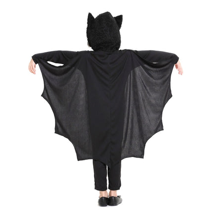 Halloween Costume Children Jumpsuit Bat Style Cosplay Costumes Stage Suit Size:S, Suggested Height:105-115cm, Size: S Children