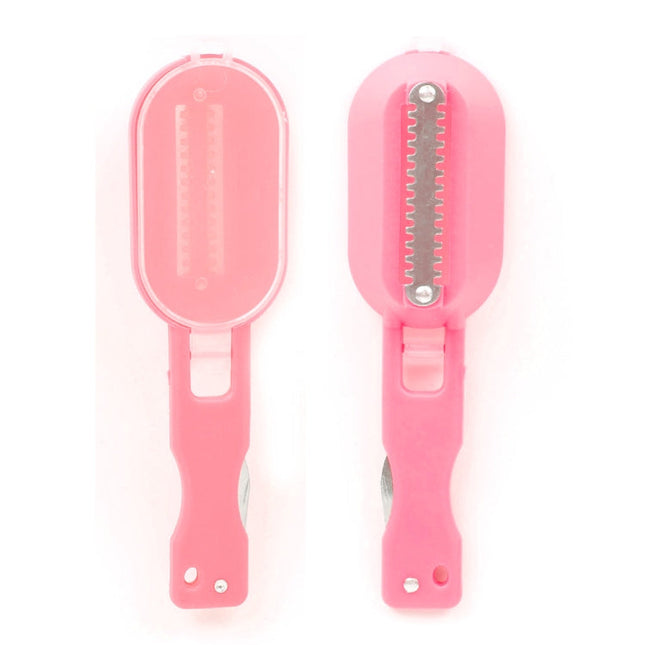 2 PCS Kitchen Essential Fish Scraper Fish Scale Planing Knife with Cover, 20x5.2cm Pink, 20x5.2cm Green, 20x5.2cm Blue