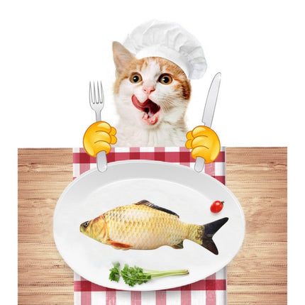 Simulation Fish Toy Funny Cat Toy Fish Stuff Scratching Post Board Toy, Small Size: 21.5 x 8.0 x 5.0cm, Size: 21.5x8.0x5.0cm