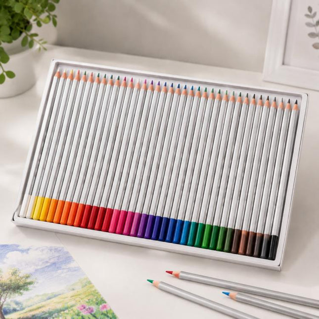 Professional Art Sketch Coloring Books Drawing Vibrant Colors 48-color Wooden Colored Pencils Set