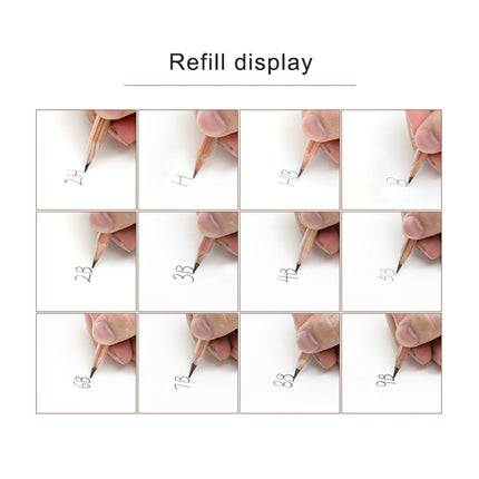 12pcs Drawing Writing Sketch Wooden Pencil Pre-sharpened 2B Art Graphite Pencils