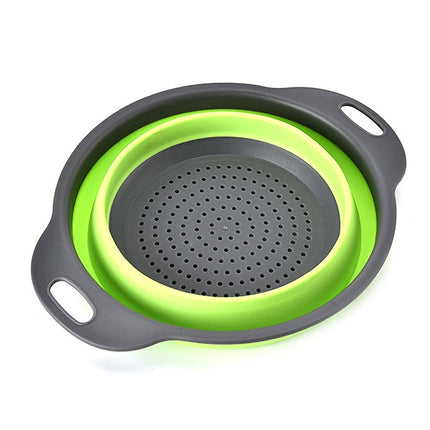 Creative Folding Vegetables Fruits Storage Basket Organizer Drain Basket, S, Size: 24.5*20*9cm, Size: S