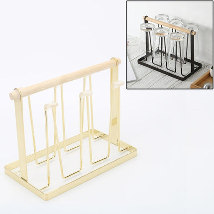 Iron Kitchen Cup Holder Drain Shelf