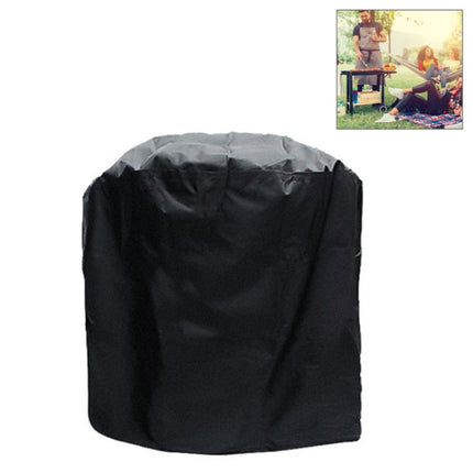 Outdoor Anti-UV Waterproof Dust-proof 210D Oxford Cloth BBQ Cylindrical Protective Bag Charcoal Barbeque Grill Cover, Size: 71x73cm, Size: 71x73cm