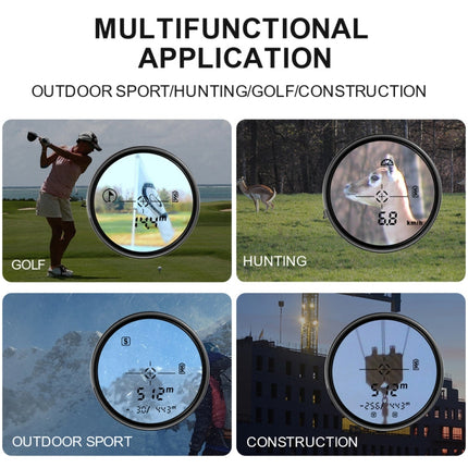 SNDWAY SW1500A Handheld Outdoor Waterproof Telescope Range Finder Distance Measurer, 1500m, 1500m