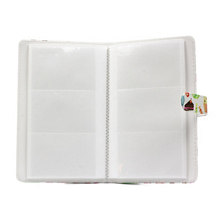 Dessert Pattern 3 inch DIY PU Mini Creativity Insert Type 32 Pages Exquisite Photo Album for Polaroid, Dessert