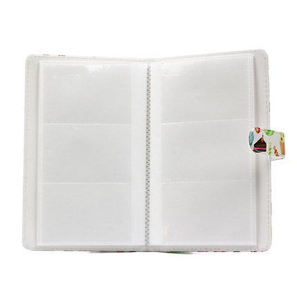 Dessert Pattern 3 inch DIY PU Mini Creativity Insert Type 32 Pages Exquisite Photo Album for Polaroid, Dessert