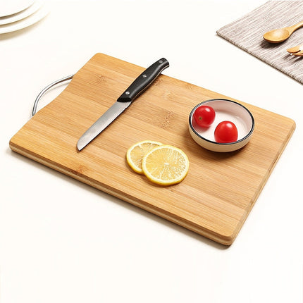 Kitchen Rectangular Bamboo Chopping Block Thickening Cutting Board,  Size: 30cm x 20cm, Size: 30cm x 20cm
