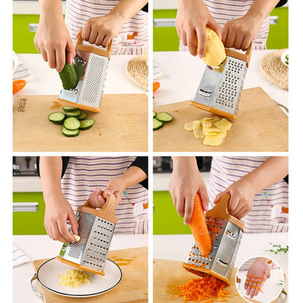 Multi-functional Six-side Stainless Steel Vegetable Chopper Cutting Tools, Six-side  Vegetable Chopper