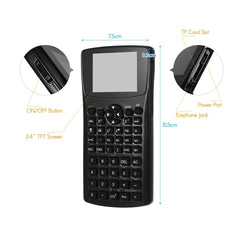 2.4 inch Display Screen Anti-peeping E-book Calculator, Support Sound Recording / Radio / Music & Video Playing, Anti-peeping Scientific Calculator