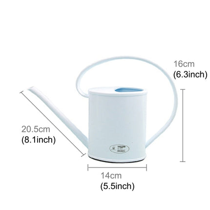 Watering Pot PP Gardening Supplies Watering Can Long Mouth Watering Irrigation Tools Portable Flower Pots, Capacity: 1.3L, Random Color Delivery