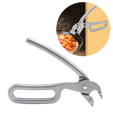 Anti-hot Bowl Dishes Folder Stainless Steel Bowl Clip Universal Kitchen Pots Gripper Pizza Pan Pliers Handle Clip Clamp, Bowl Dishes Folder
