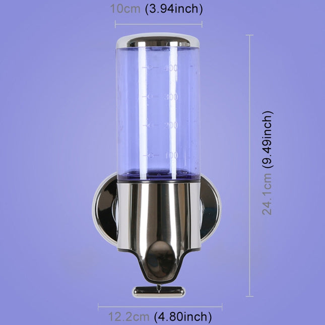 Hotel Shower Manual Dispenser Wall Mounted Washing Liquid Shampoo Soap Bottle, Capacity: 500ml, 500ml/Red, 500ml/Silver, 500ml/White, 500ml/Dark Red, 500ml/Green, 500ml/Gold, 500ml/Blue, 500ml/Purple