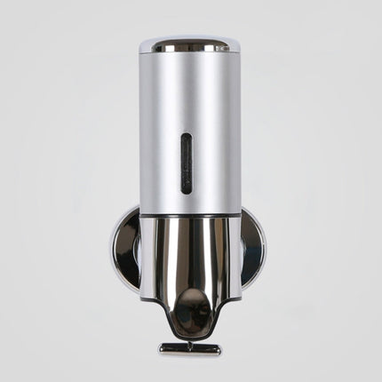 Hotel Shower Manual Dispenser Wall Mounted Washing Liquid Shampoo Soap Bottle, Capacity: 500ml, 500ml/Gold, 500ml/Blue, 500ml/Purple, 500ml/Silver, 500ml/White, 500ml/Dark Red, 500ml/Green