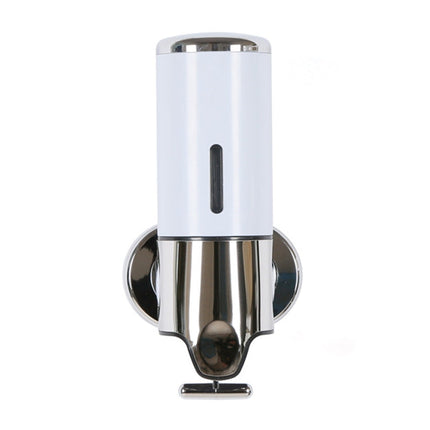 Hotel Shower Manual Dispenser Wall Mounted Washing Liquid Shampoo Soap Bottle, Capacity: 500ml, 500ml/Gold, 500ml/Blue, 500ml/Purple, 500ml/Silver, 500ml/White, 500ml/Dark Red, 500ml/Green