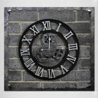 Rome Number  50cm / Silver