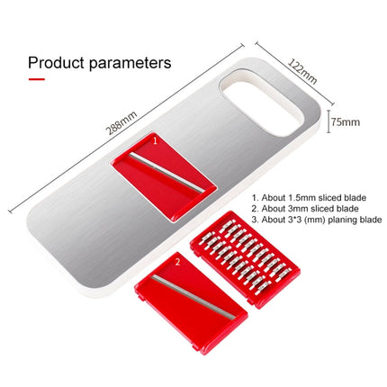 C321 Multifunctional Household Kitchen Stainless Steel Vegetables Cutter Potato Grater, C321