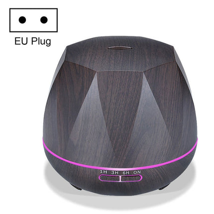 Peach Shape Wood Grain Remote Control Ultrasonic Humidifier Aromatherapy Machine Automatic Alcohol Sprayer with LED Lights, Capacity: 400mL, EU Plug (Dark Wood Color), Diamond Dark Wood Color, Diamond Light Wood Color, Peach Shape Dark Wood Color      ...