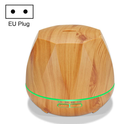 Peach Shape Wood Grain Remote Control Ultrasonic Humidifier Aromatherapy Machine Automatic Alcohol Sprayer with LED Lights, Capacity: 400mL, EU Plug (Dark Wood Color), Diamond Dark Wood Color, Diamond Light Wood Color, Peach Shape Dark Wood Color      ...