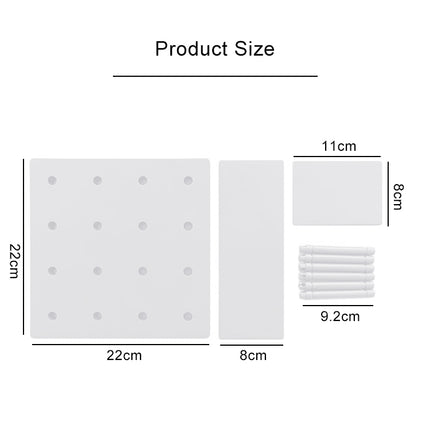Plastic Board Living Room Bathroom Kitchen Wall Decoration Storage Shelf