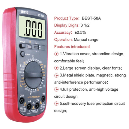 BEST-58A Multi Function Digital Multimeter, BEST-58A