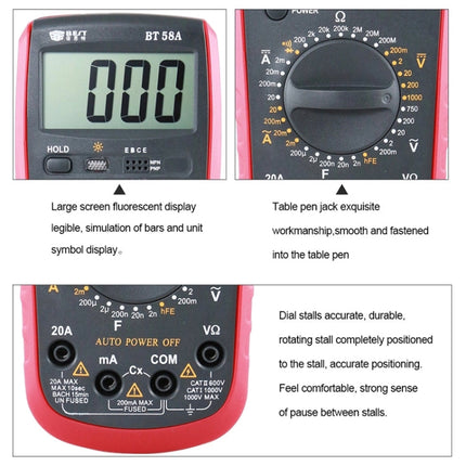 BEST-58A Multi Function Digital Multimeter, BEST-58A