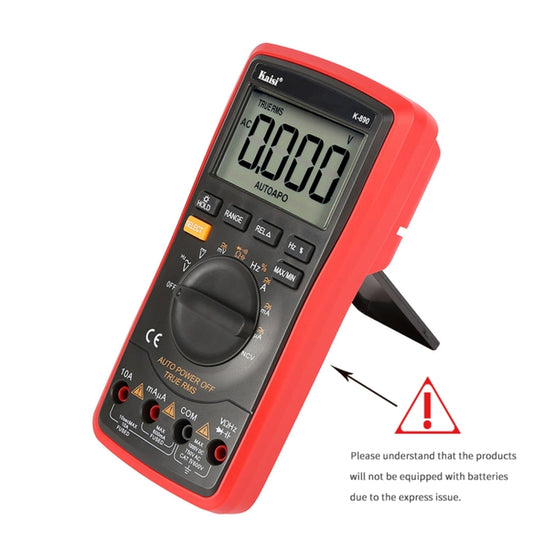 Kaisi K-890 Professional LCD Digital Multimeter Electrical Handheld Digital Multimeter Tester