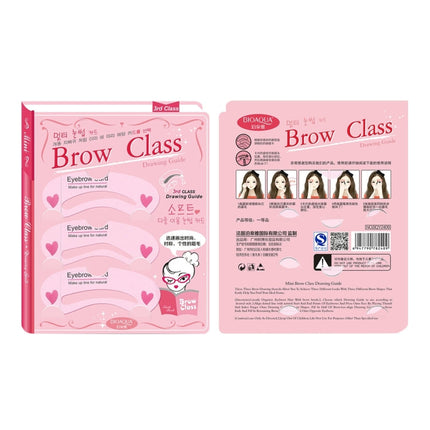 3 in 1 Eyebrow Stencil Shape Template Tools