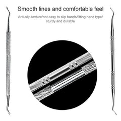 2 in 1 Nail Clipper for Paronychia Stainless Steel Olecranon Nail Nipper & Ingrown Nail Lifter