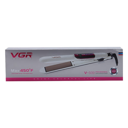 VGR V-509 35W 5 Gears AdjustableHair Straightening Curling Iron Dual-use, Plug Type: EU Plug, V-509