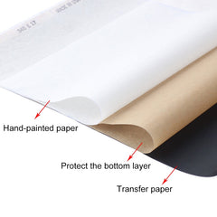 100pcs / Box Triple Tattoo Hand Drawing Transfer Paper