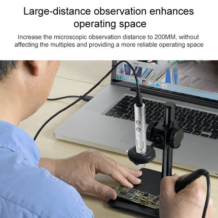 Supereyes B011 HD Digital Electronic Microscope Industrial Mobile Phone Repair Magnifying Glass, B011