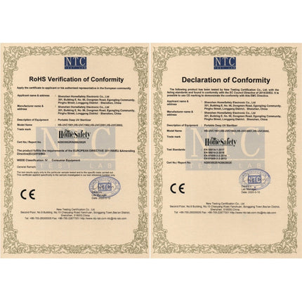 Portable UVC LED Light Sterilizer Disinfection Stick Lamp