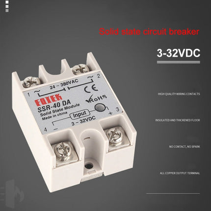 REX-C100 Thermostat + Thermocouple + SSR-25 DA Solid State Module Intelligent Temperature Control Kit, 25DA