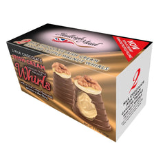 Milk chocolate Irish cream ganache walnut whirls twin pack
