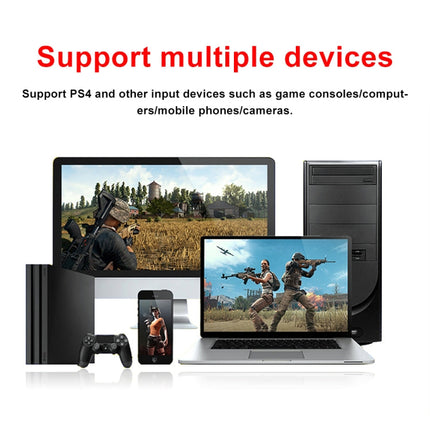 Z37 HDMI Female + Mic to HDMI Female + Audio + USB HD Video & Audio Capture Card with Loop, Z37