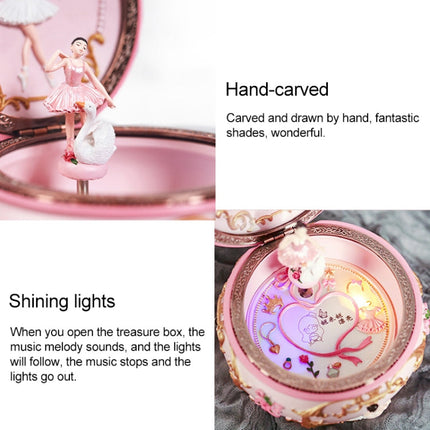 Ballet Girl Rotating Dancing Music Box Creative Birthday Gift, Music: Spirited Away, Spirited Away