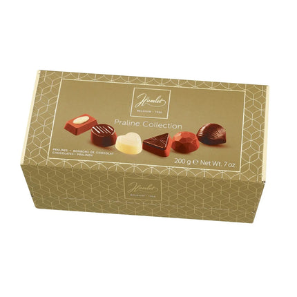 Hamlet Praline Collection gold ballotin of assorted chocolates