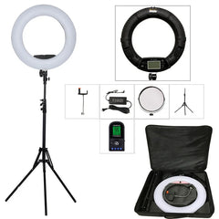 96W Yidoblo FE-480II Dimmable Bi-color Ring Light 480 LED Video Continue Lamp LCD Video lamp Lighting + 2m standing + handbag
