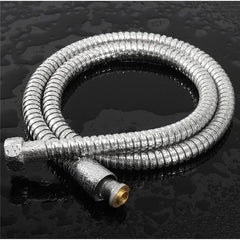 High Quality Grey 1.5m/ 2m /3m G1/2 Inch Flexible Shower Hose Stainless Steel Chrome Bathroom Water Head Shower Extension Pipe