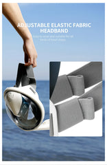 COPOZZ Professional Snorkeling Diving Mask Underwater Scuba Full Face Snorkel Mask Anti Fog Goggles for Adult Swimming Equipment