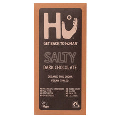Hu Salty Dark 70% cocoa chocolate bar