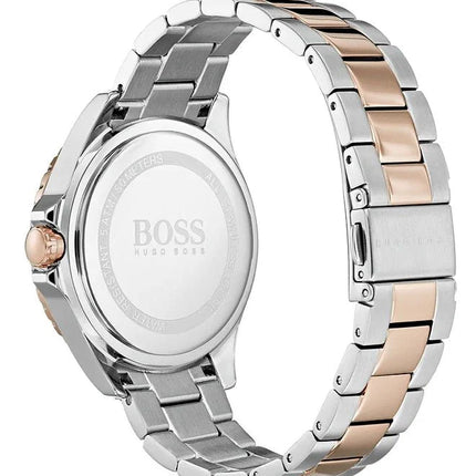 Hugo Boss Women's 1502446 Praise Two-Tone Stainless Steel Watch with Rose Gold Accents
